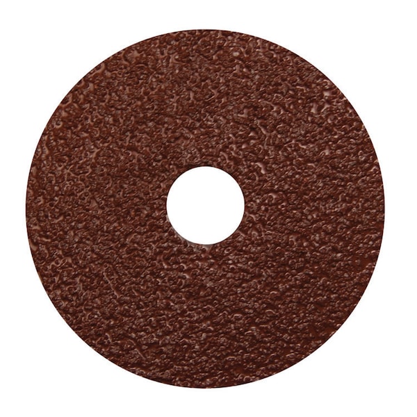 Century Drill And Tool Resin Fiber Disc 4-1/2" Diameter 24 Grit 7/8" Arbor 25 000 Rpm 75900